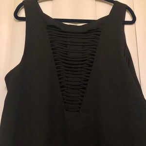Torrid Ladder Back Black Chiffon Cocktail Dress